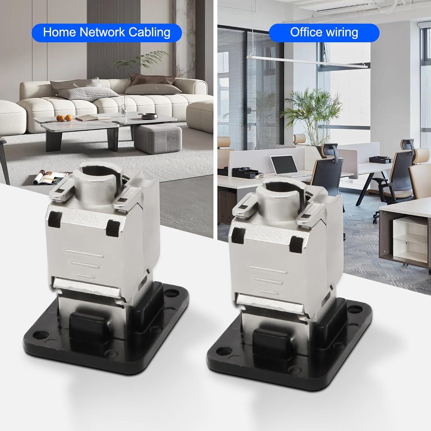 Conector de Montaje en Panel D Tipo RJ45 CAT6A Yingtuyou