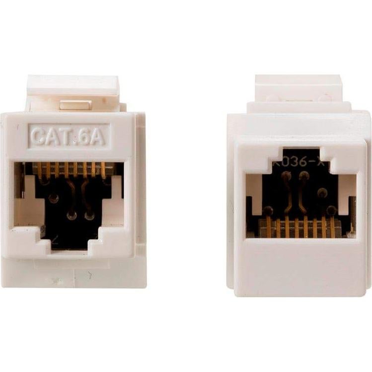 Acoplador Keystone RJ45 Cat6A Monoprice - Blanco