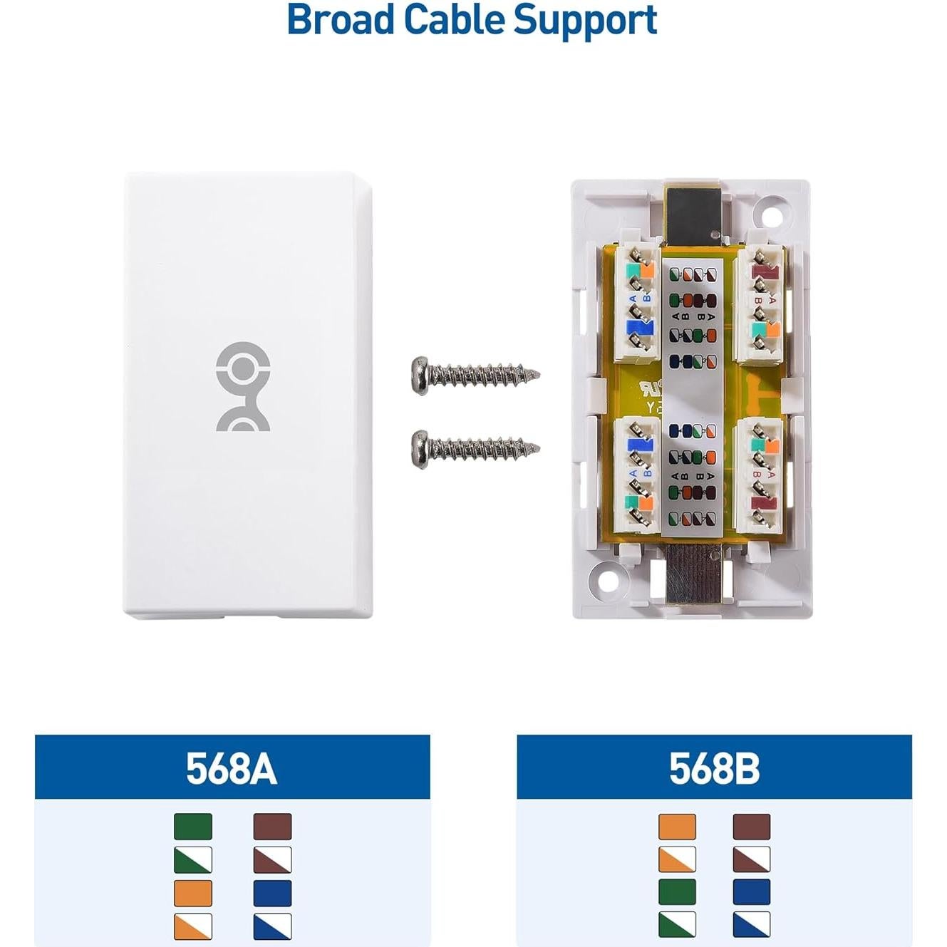Caja de Conexión Ethernet Cat 6 Cable Matters 5-Pack