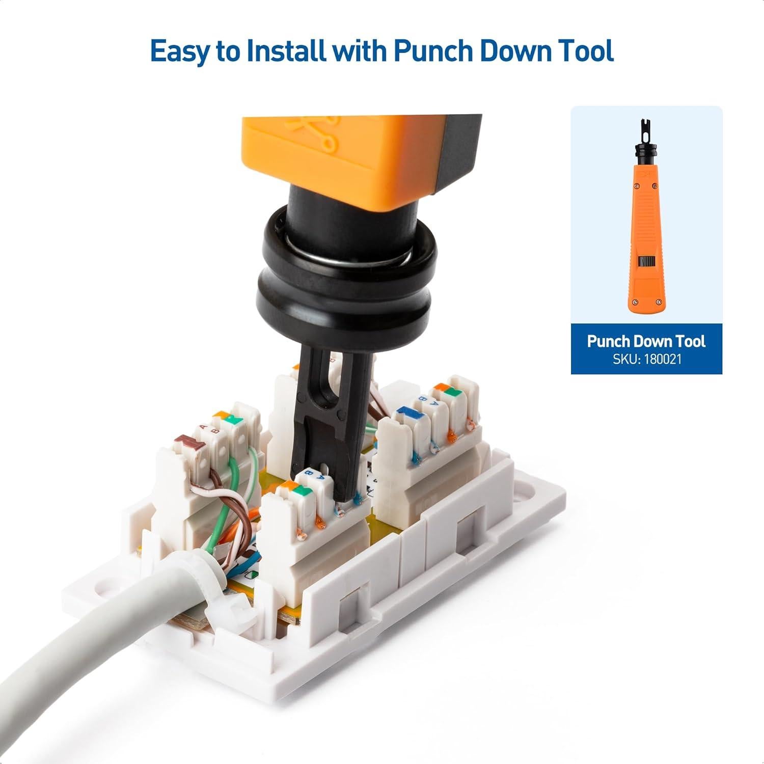 Caja de Conexión Ethernet Cat 6 Cable Matters 5-Pack