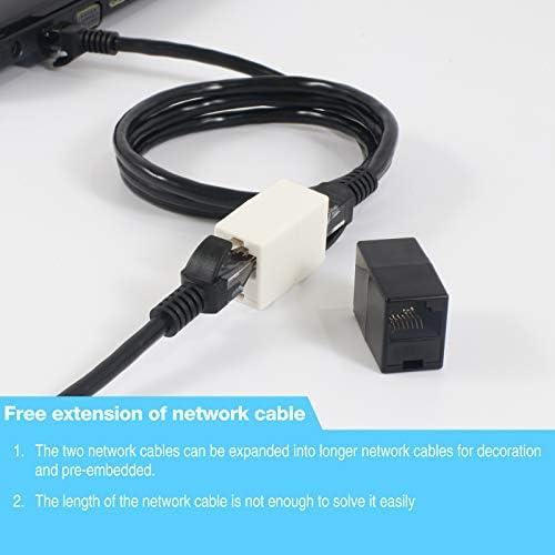 Paquete 10 Acopladores RJ45 Hembra a Hembra GWFIBER Cat6