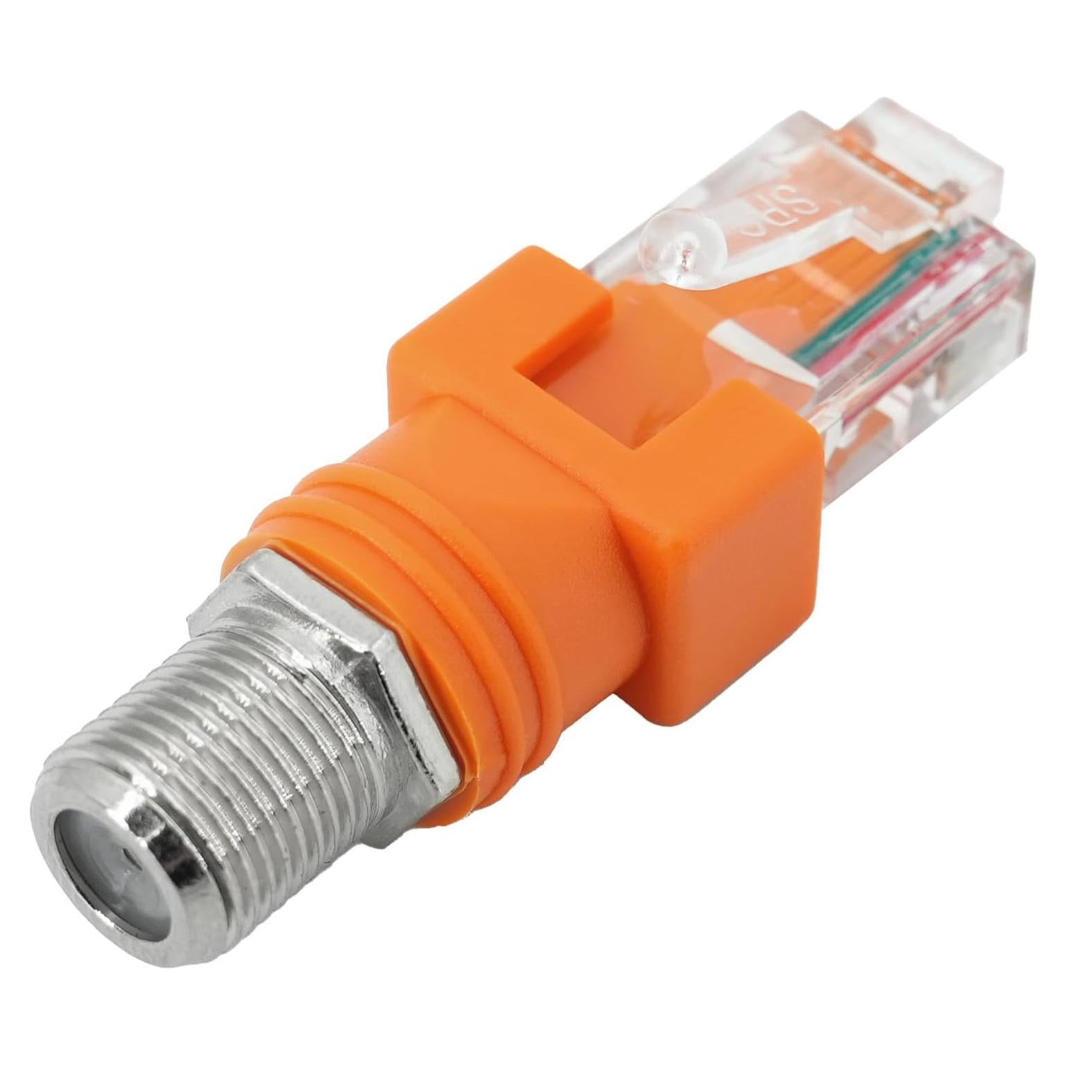 Adaptador Coaxial F a RJ45 Elecbee 5.97g Fácil Instalación