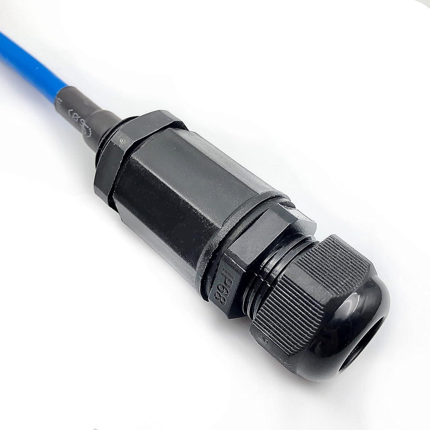 Conector RJ45 a Prueba de Agua DEVMO M20 Cat6 IP67 - 2 Pcs