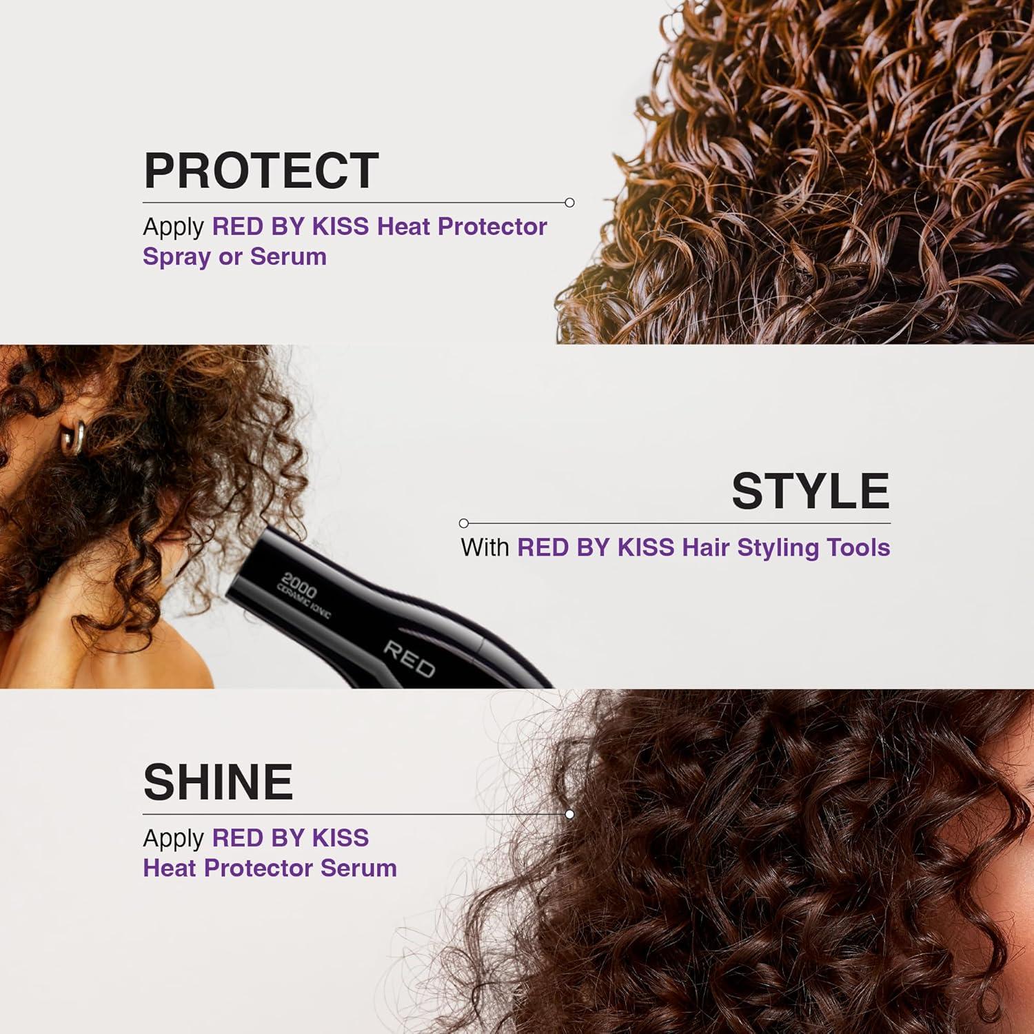 Spray Protector Térmico Red by Kiss 118 ml Queratina y B5