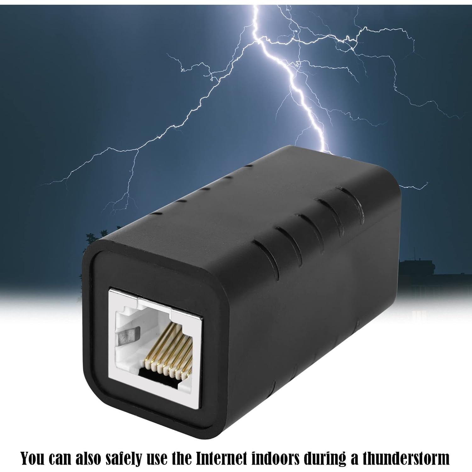 Protector de Sobretensión Ethernet RJ45 GINTOOYUN 2 Pcs