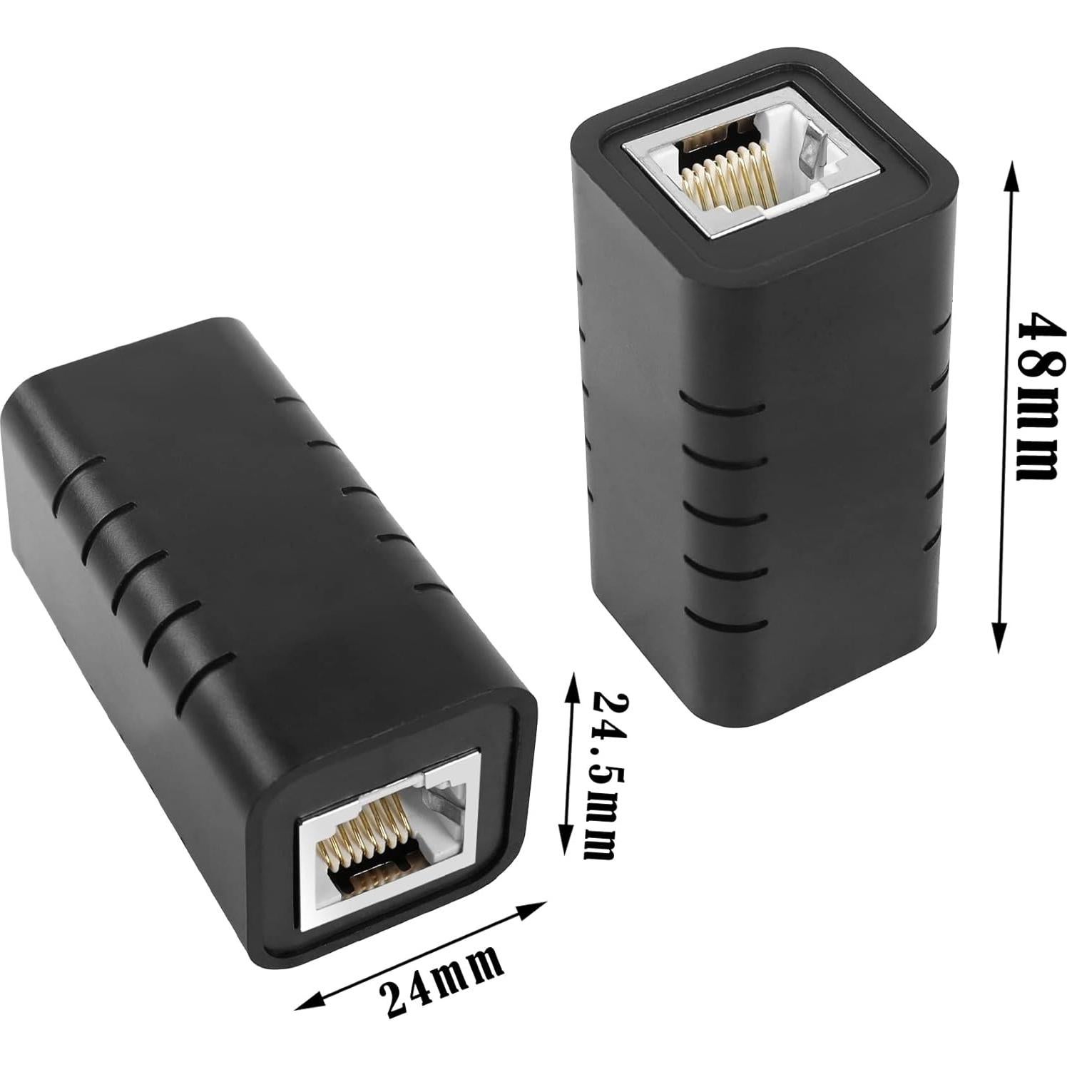 Protector de Sobretensión Ethernet RJ45 GINTOOYUN 2 Pcs