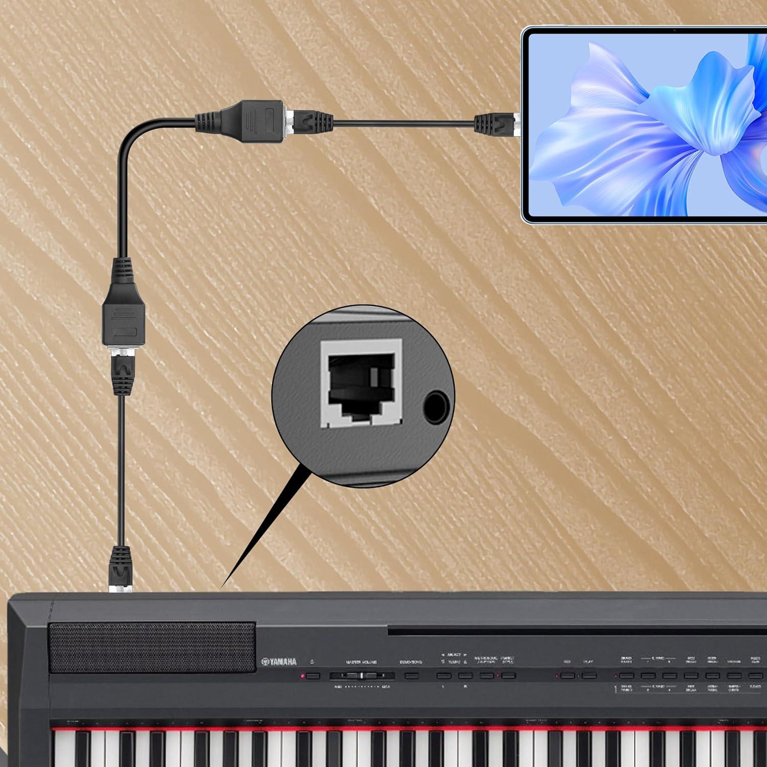 Extensor Ethernet RJ45 YACSEJAO 0.61M Cat6 Hembrado