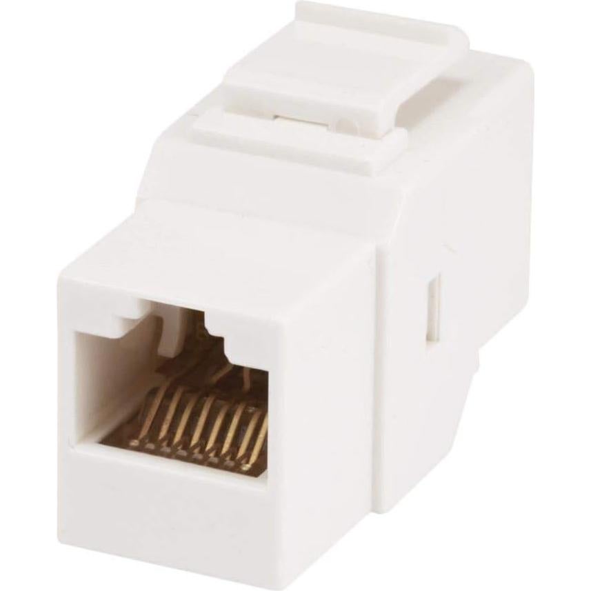 Acoplador Inline RJ45 Cat6 Monoprice Keystone Jack Blanco