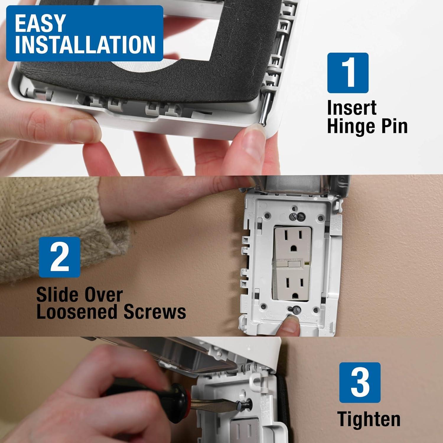 Cubierta a Prueba de Climas Intermatic WP7000W Blanca 1-Gang