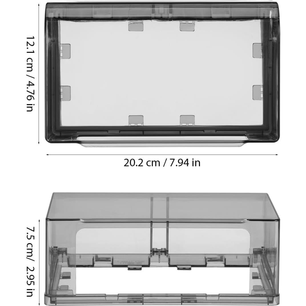 Cubierta de Enchufe Eléctrico a Prueba de Clima YARNOW 2 Gang 20.1x12.2cm