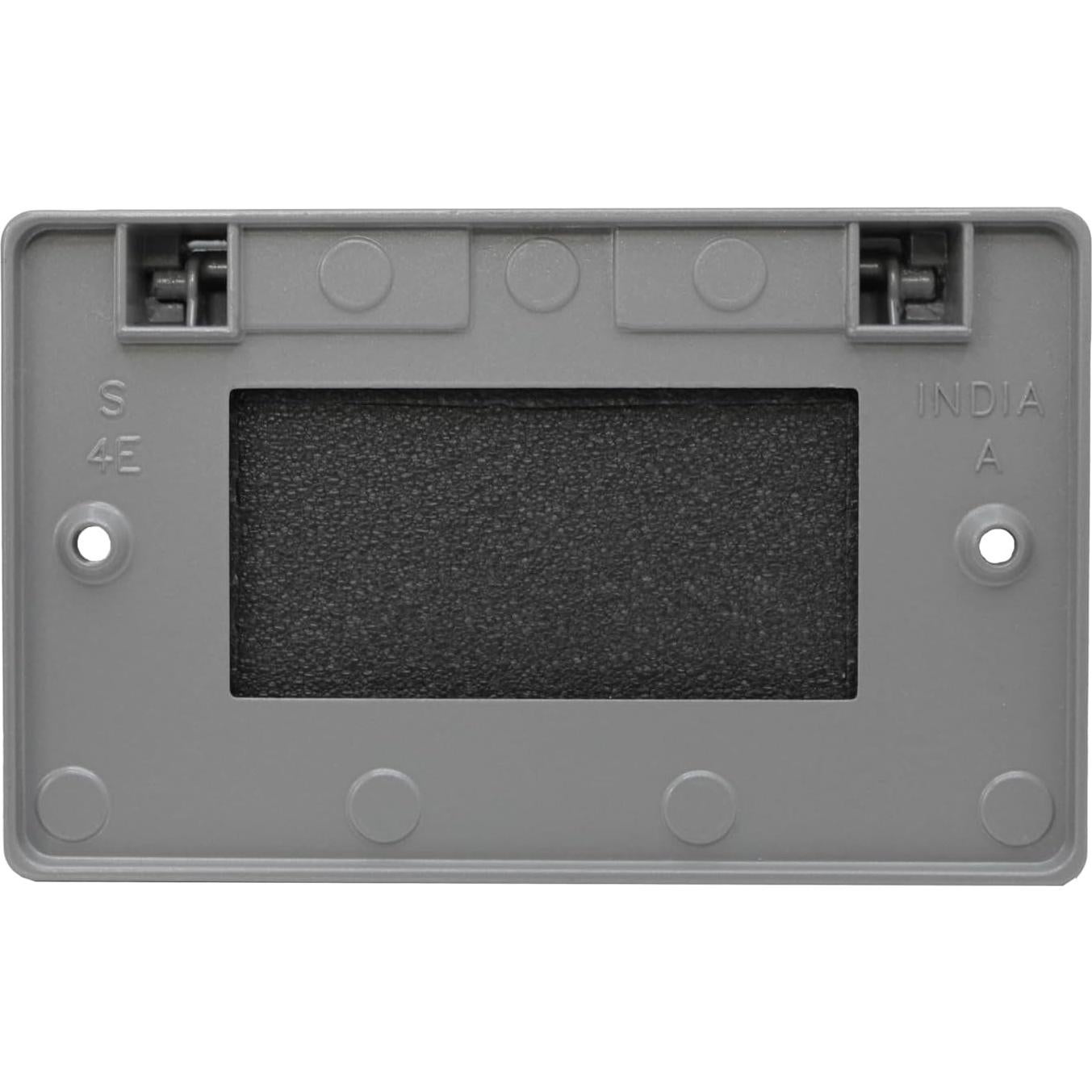 Cubierta de Enchufe GFCI Horizontal Sigma 14249 Gris 11.6x7.1cm