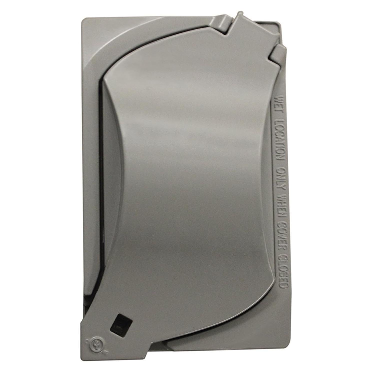 Cubierta Universal a Prueba de Climas Sigma 14147 1-Gang Gris