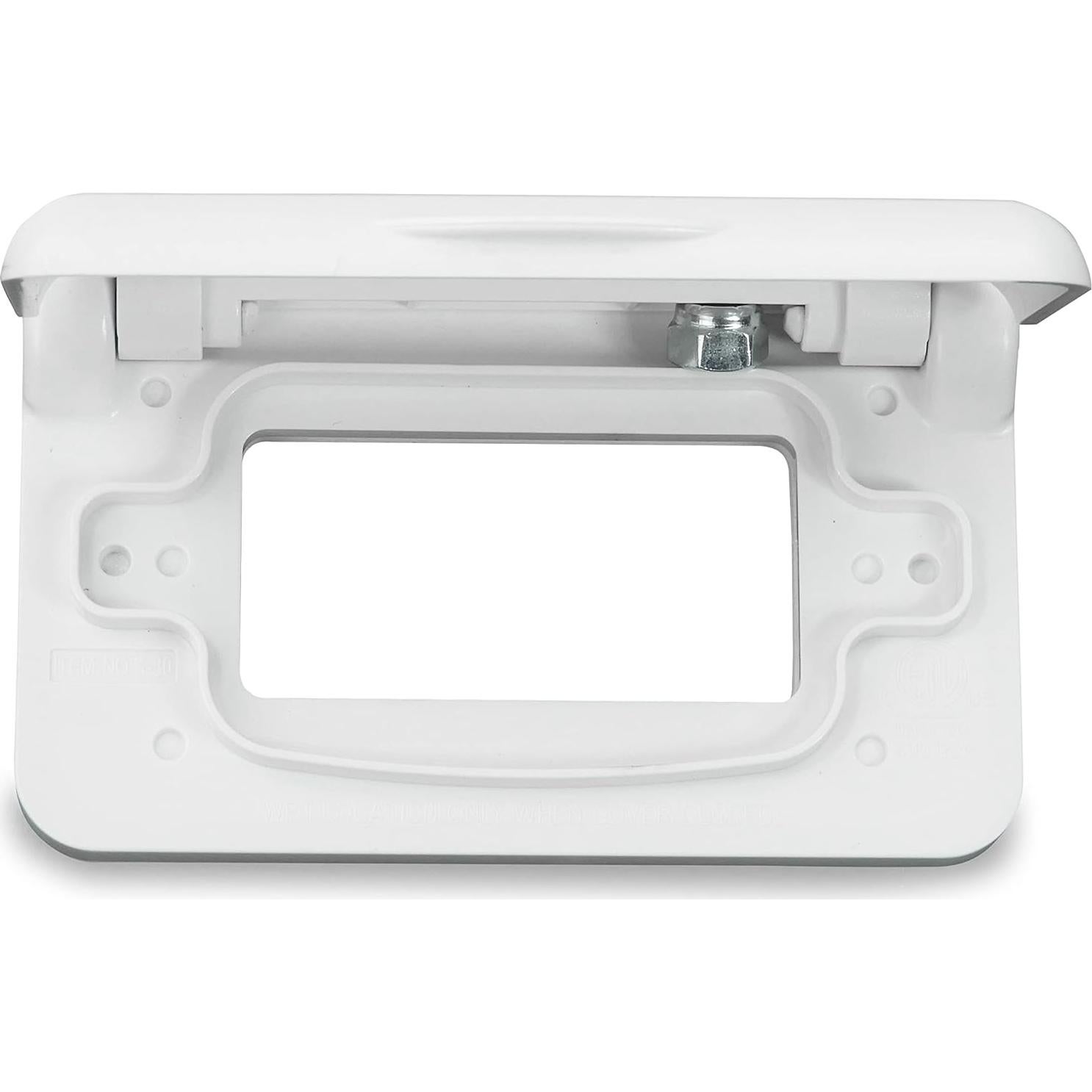 Cubierta de Receptáculo Eléctrico Exterior Leisure Cords 12V Blanco