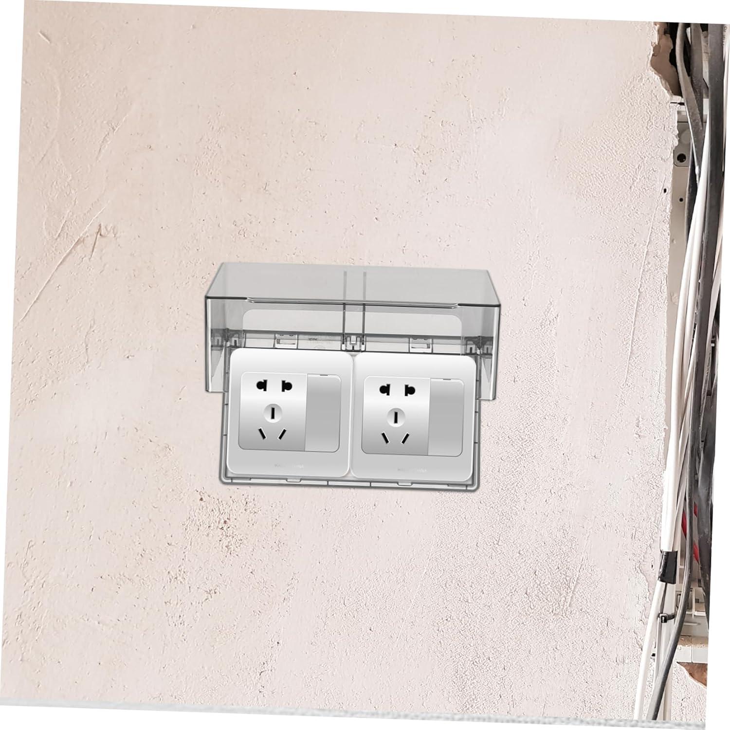 Cubierta a Prueba de Clima DOITOOL para Toma de Corriente 2 Gang