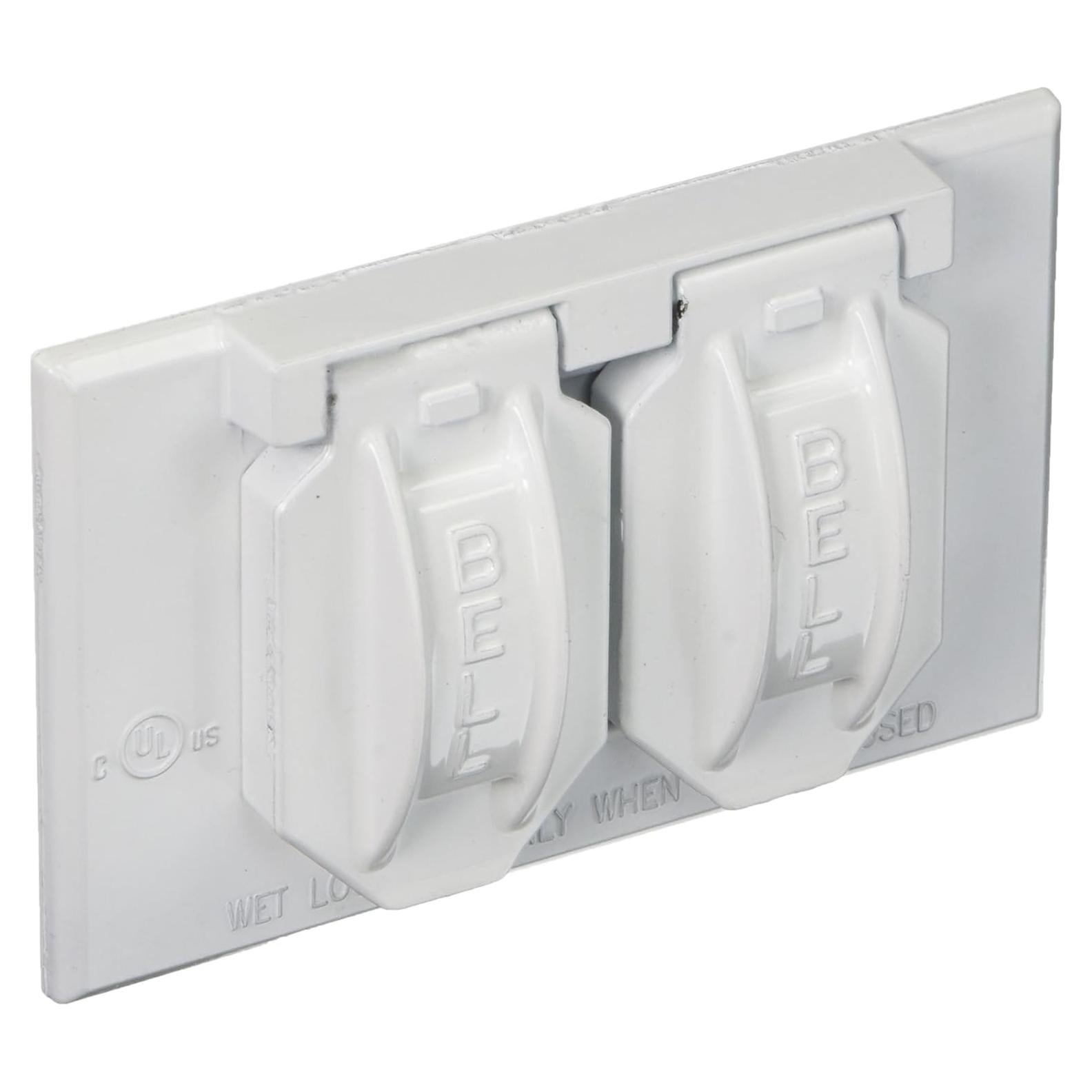 Cubierta a Prueba de Clima Hubbell Raco 5180-1 Blanca 1 Gang