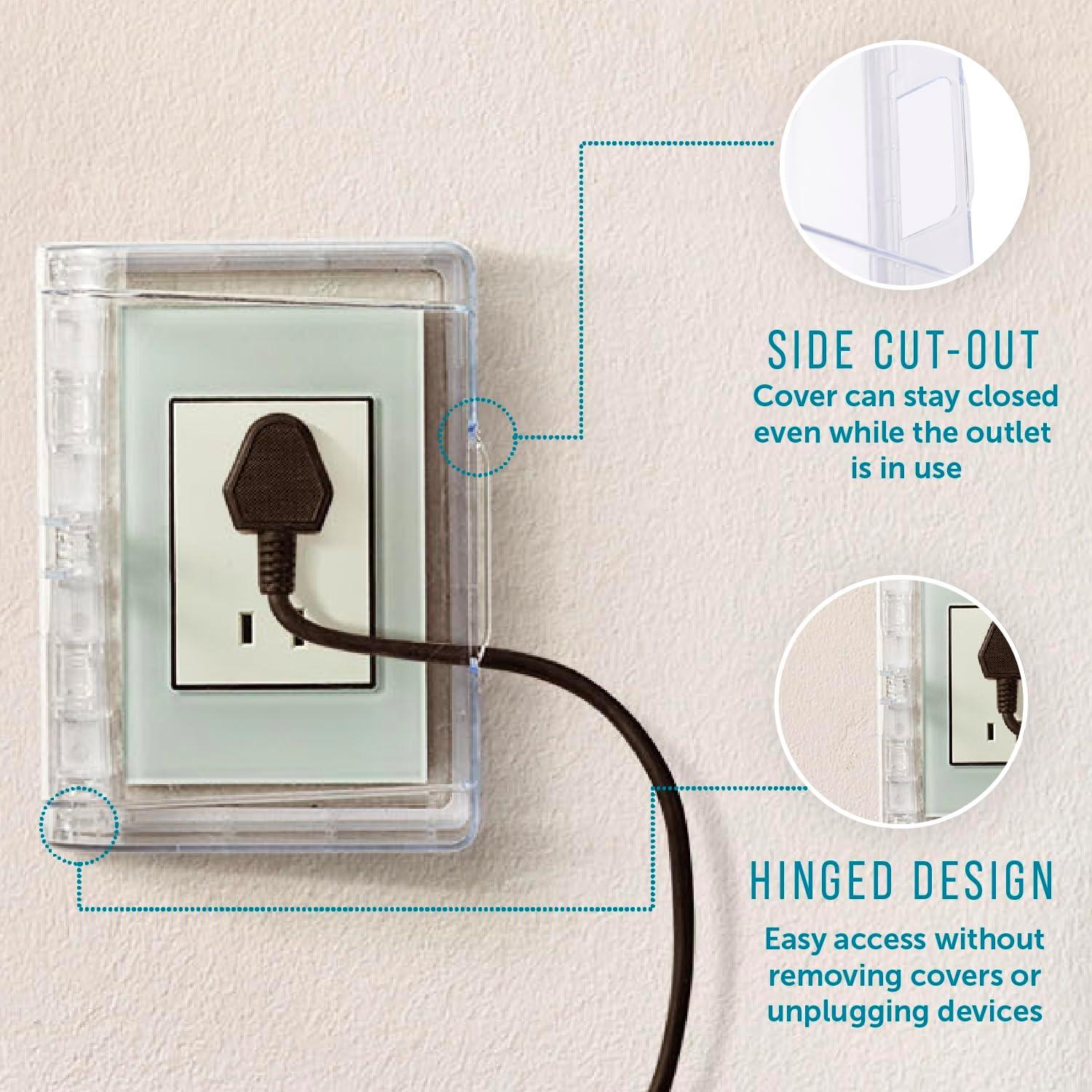 Cubierta de Enchufe Autoadhesiva Maplefield 16x12.7cm Transparente