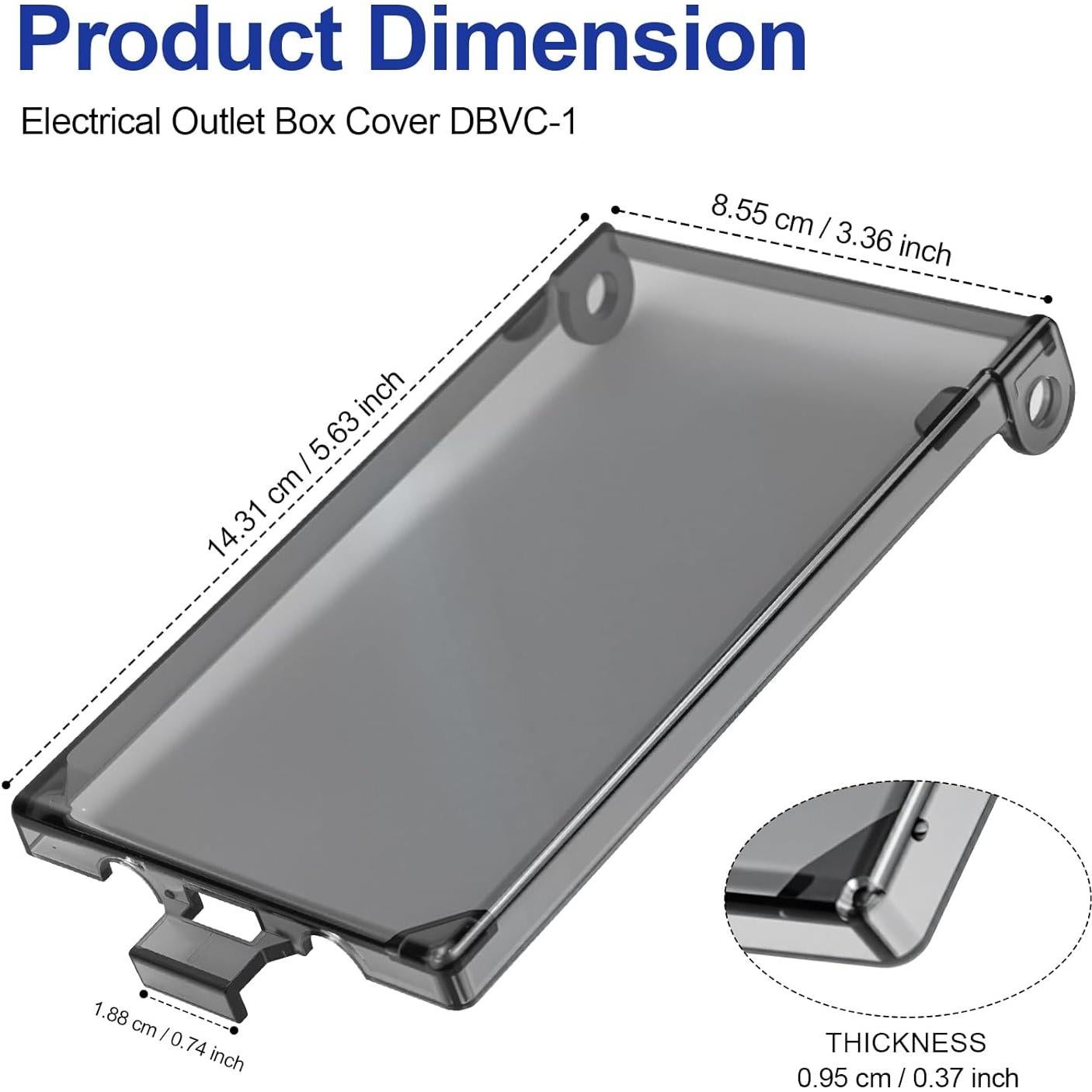 Cubierta de Caja de Salida Eléctrica DBVC-1 para Climas Extremos