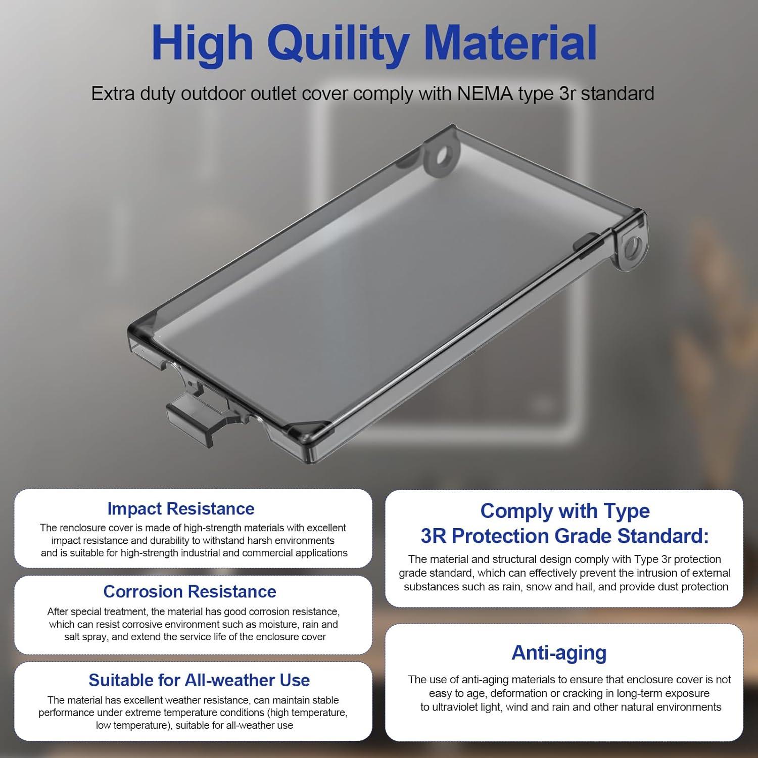 Cubierta de Caja de Salida Eléctrica DBVC-1 para Climas Extremos