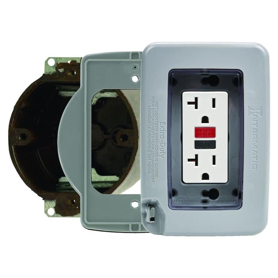 Cubierta a Prueba de Climas Intermatic WP7003G Gris 1 Cuenta