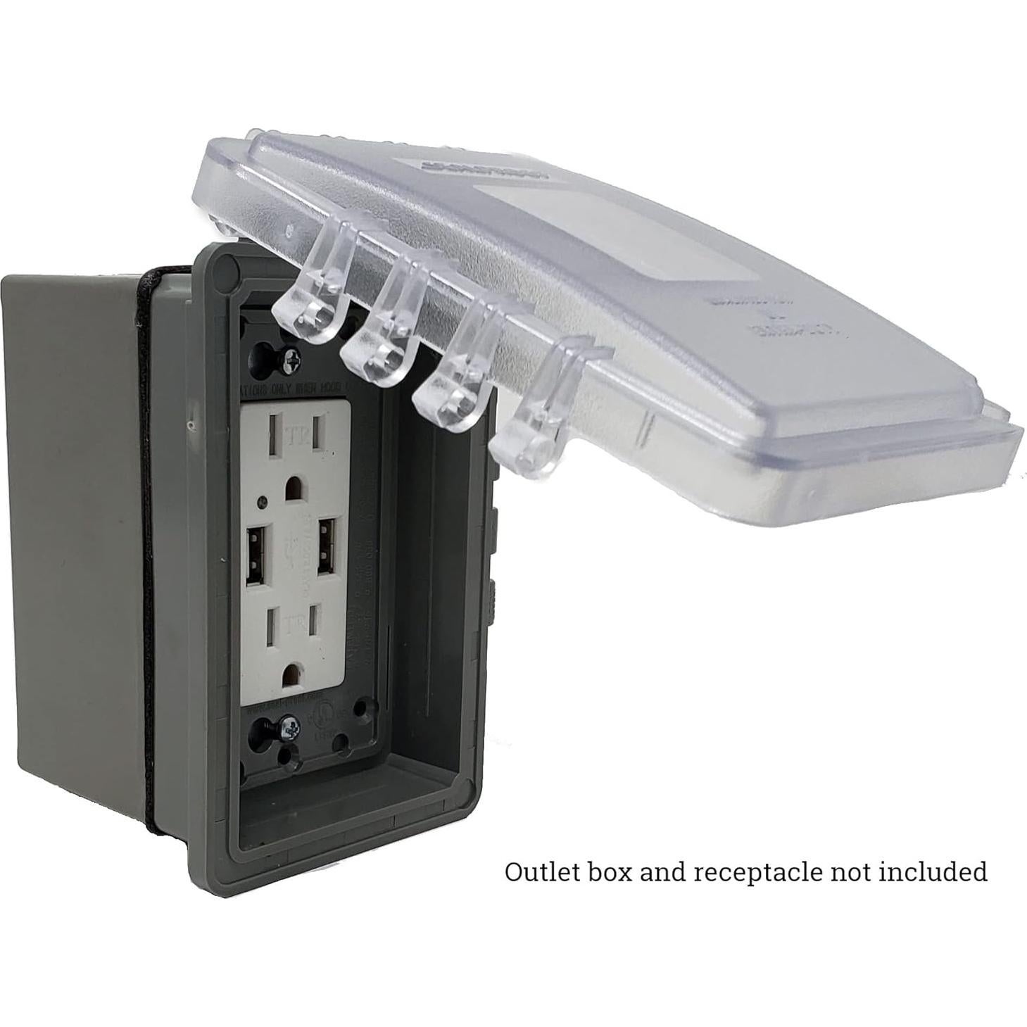 Cubierta de Salida Exterior Impermeable Sealproof 1-Gang