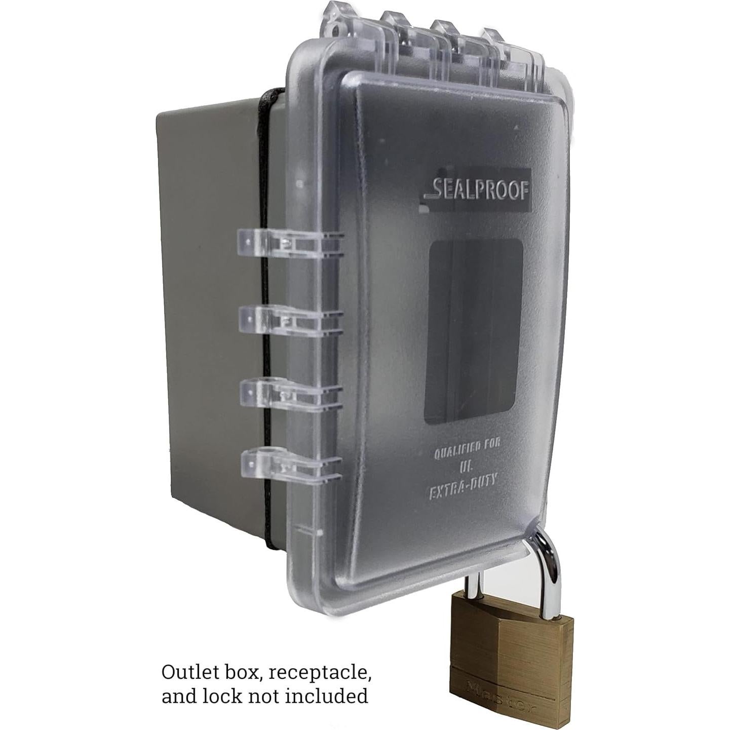 Cubierta de Salida Exterior Impermeable Sealproof 1-Gang