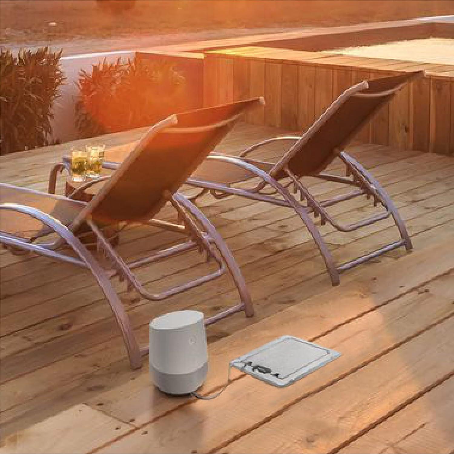 Cubierta de Enchufe Exterior TayMac DOC320G Gris 1 Gang