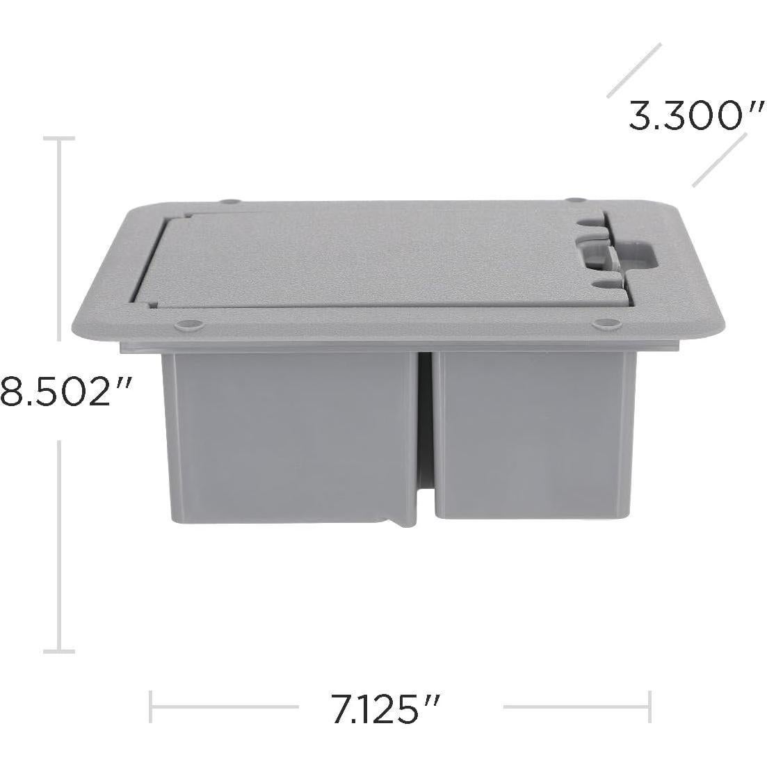 Cubierta de Enchufe Exterior TayMac DOC320G Gris 1 Gang