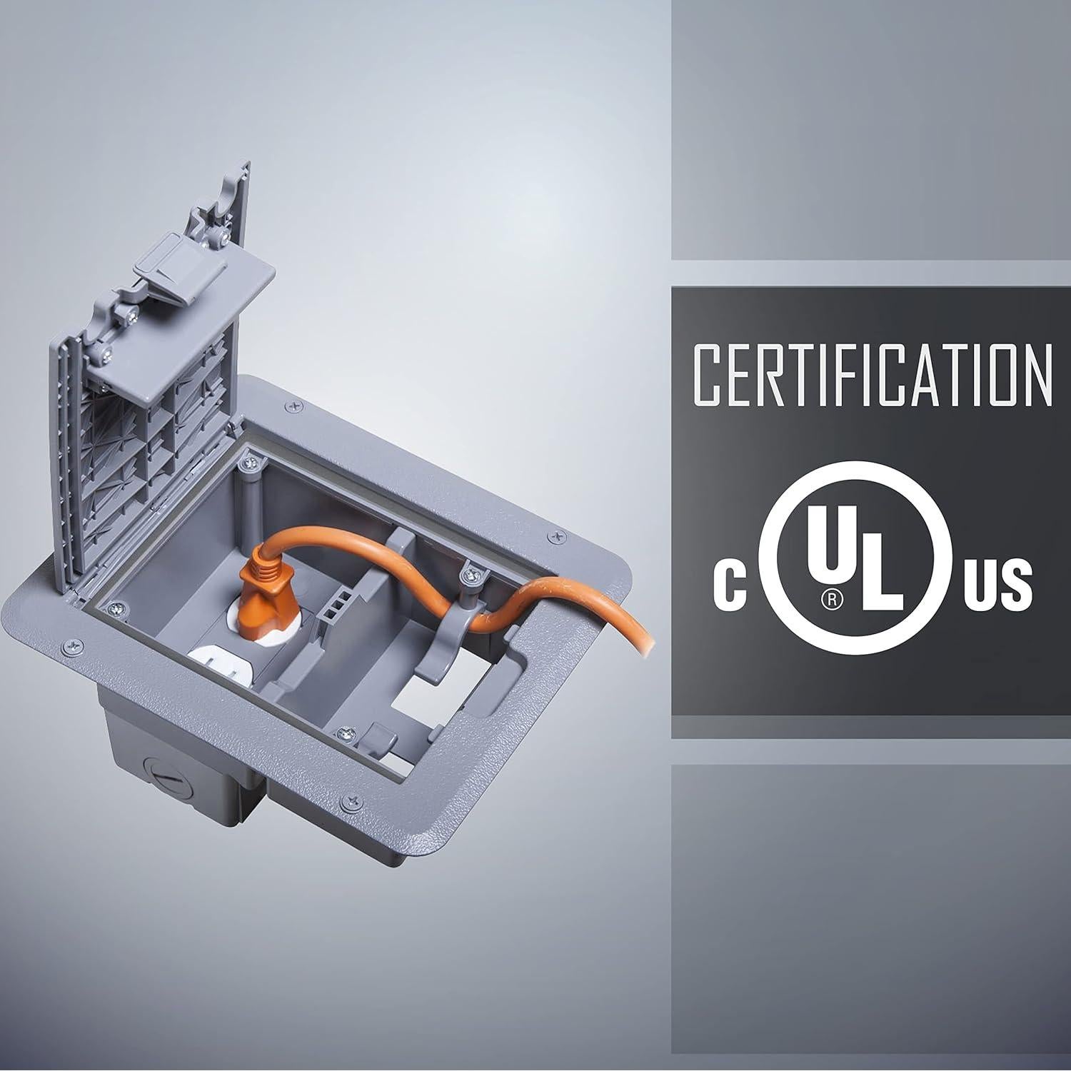 Cubierta de Enchufe Exterior TayMac DOC320G Gris 1 Gang