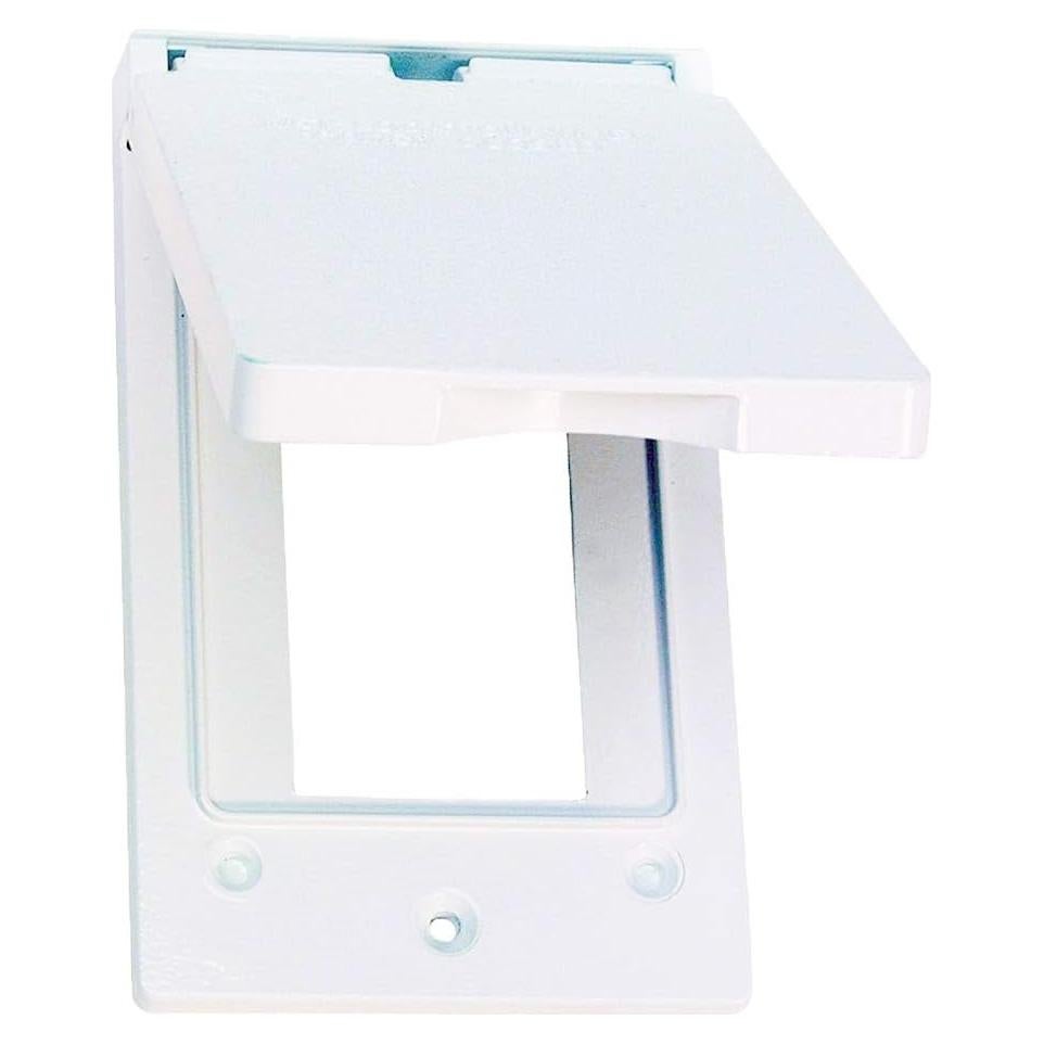 Cubierta GFCI Vertical Sigma 14248WH a Prueba de Clima Blanca