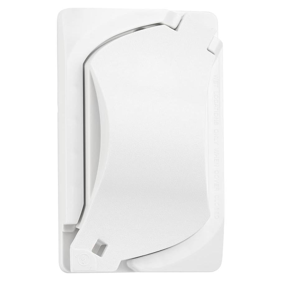 Cubierta de Salida a Prueba de Climas Sealproof 1 Gang Blanca