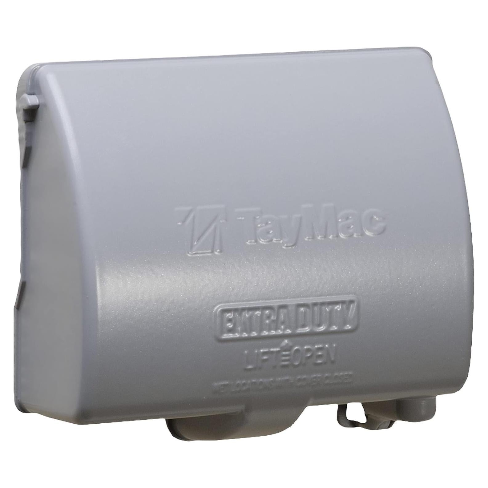Cubierta de Salida Eléctrica TayMac MX4380S Gris 1-Gang Extra Duty