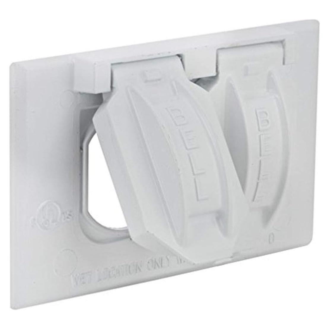 Cubierta a Prueba de Climas 1 Gang Hubbell-Bell Blanca