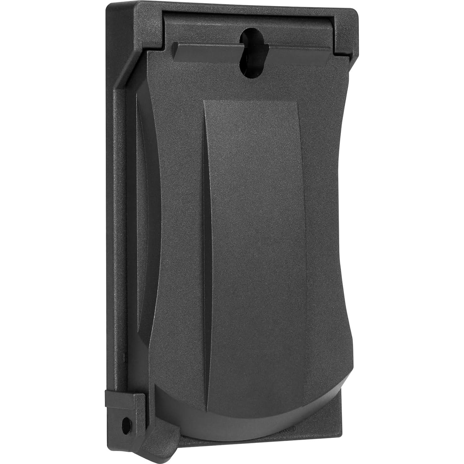 Cubierta de Salida Vertical Maxxima 1-Gang Negra 2-Pack