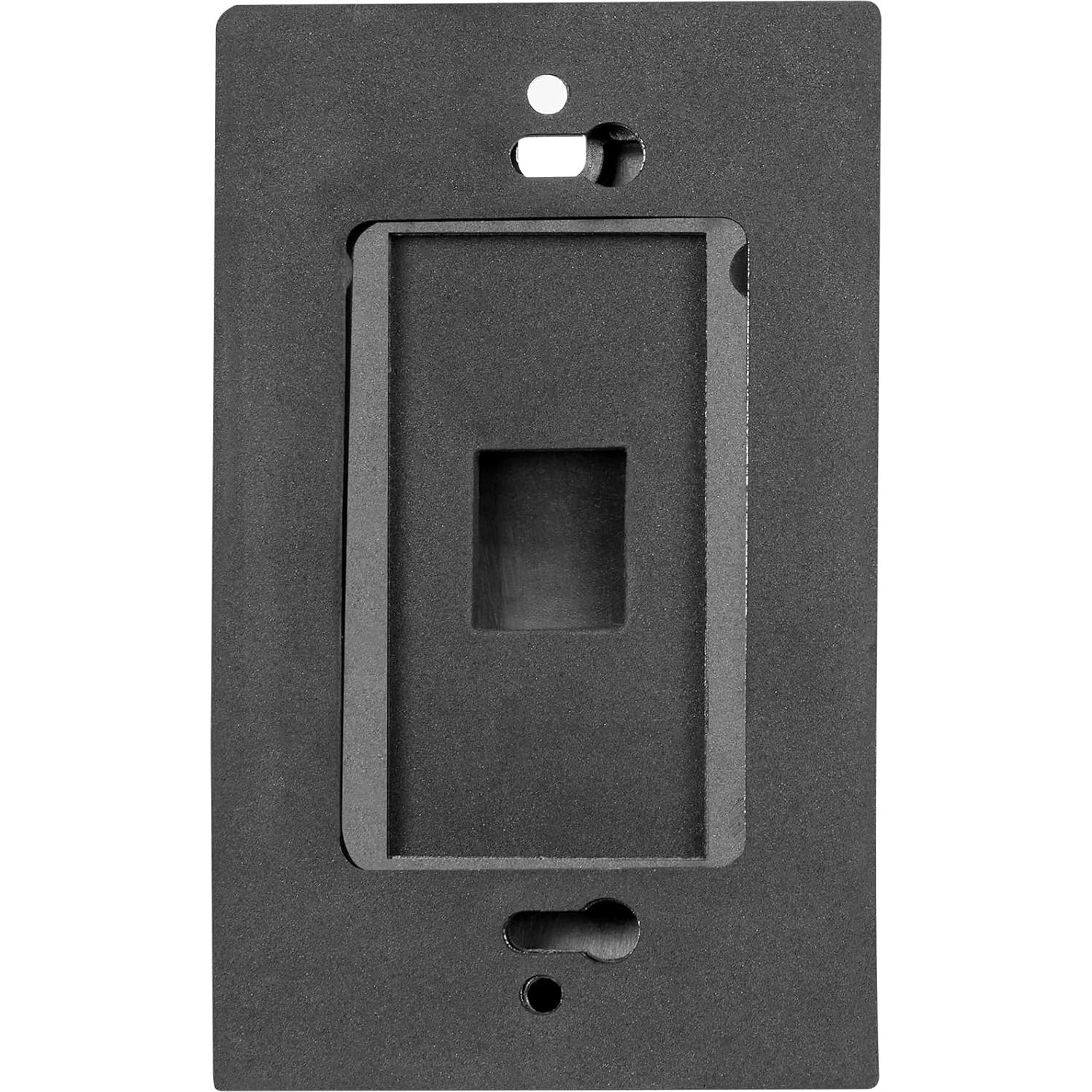 Cubierta de Salida Vertical Maxxima 1-Gang Negra 2-Pack