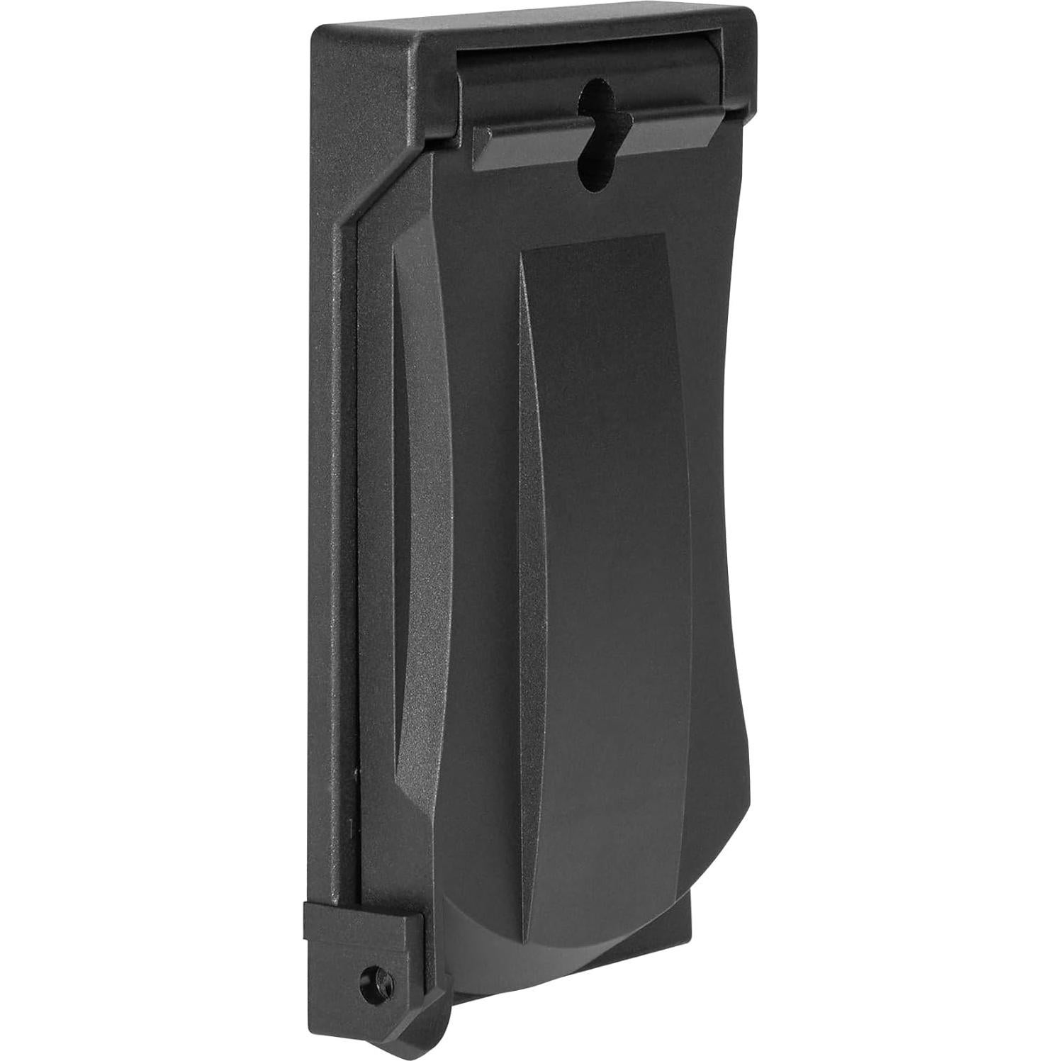Cubierta de Salida Vertical Maxxima 1-Gang Negra 2-Pack
