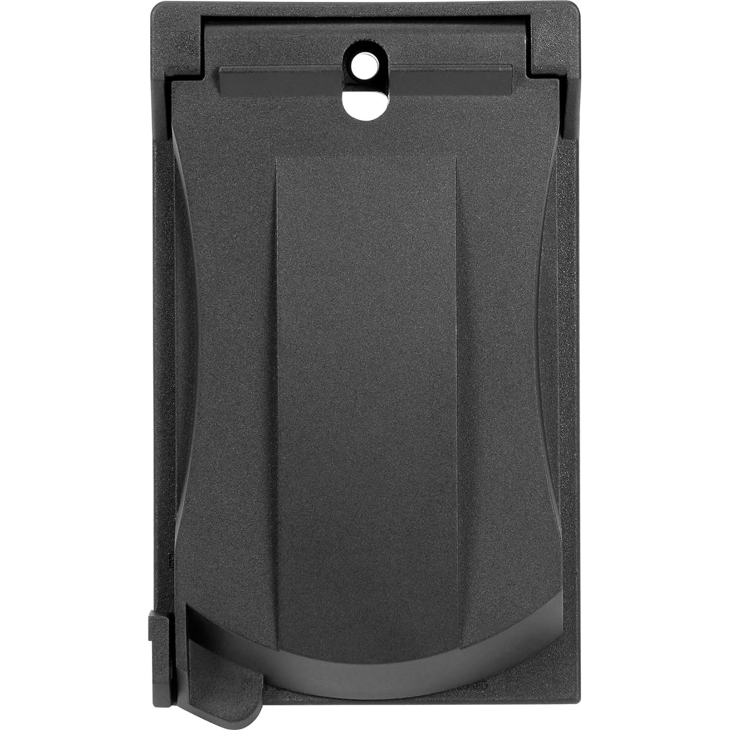 Cubierta de Salida Vertical Maxxima 1-Gang Negra 2-Pack