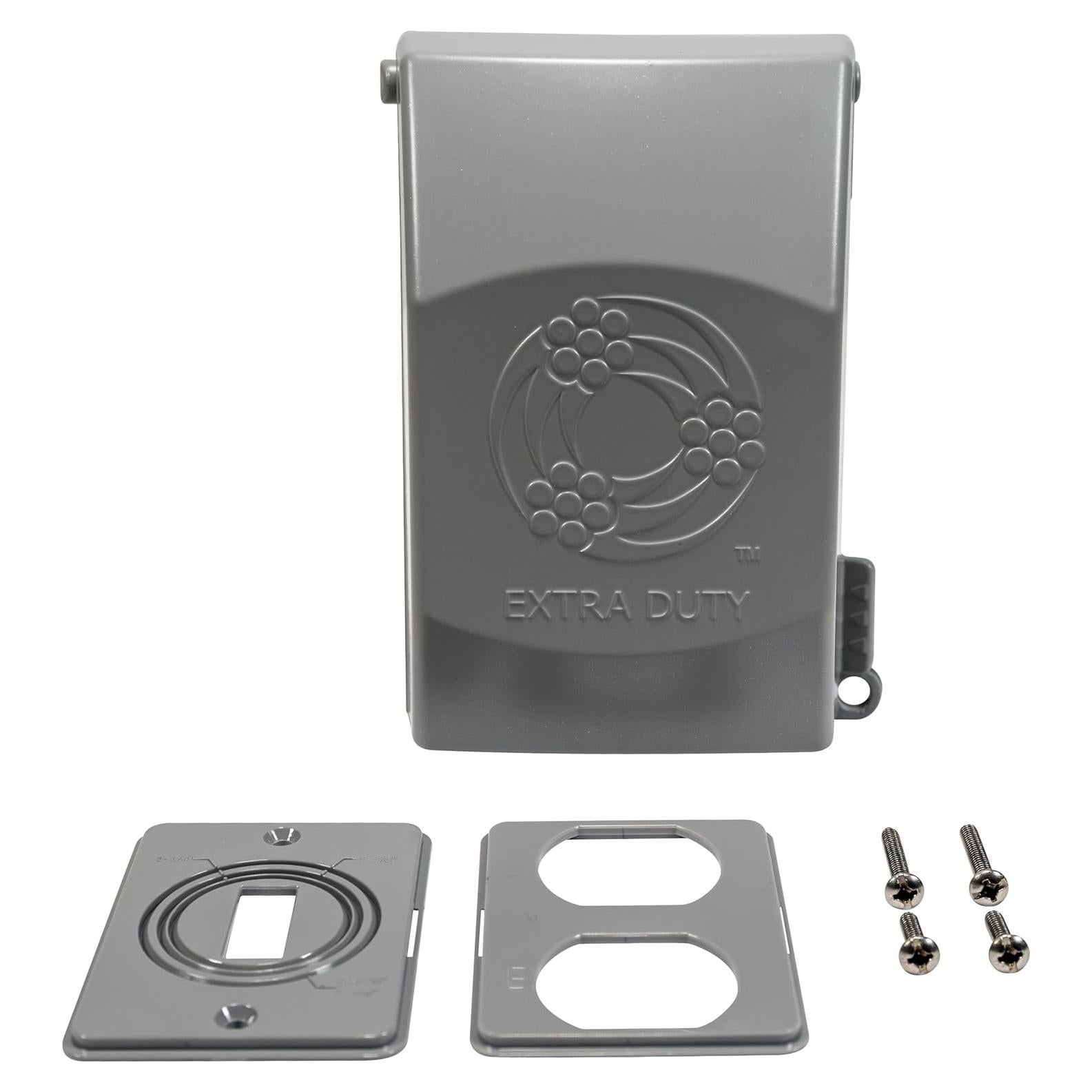 Cubierta de Enchufe Eléctrico Metálica Southwire 1-Gang Bronce