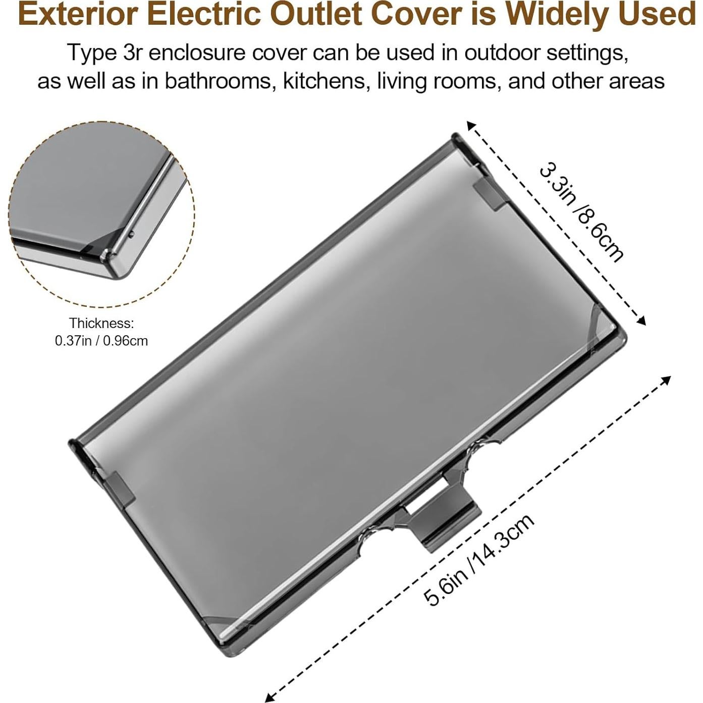 Cubierta de Enclosure Tipo 3R DBHC-1 para Salida Eléctrica