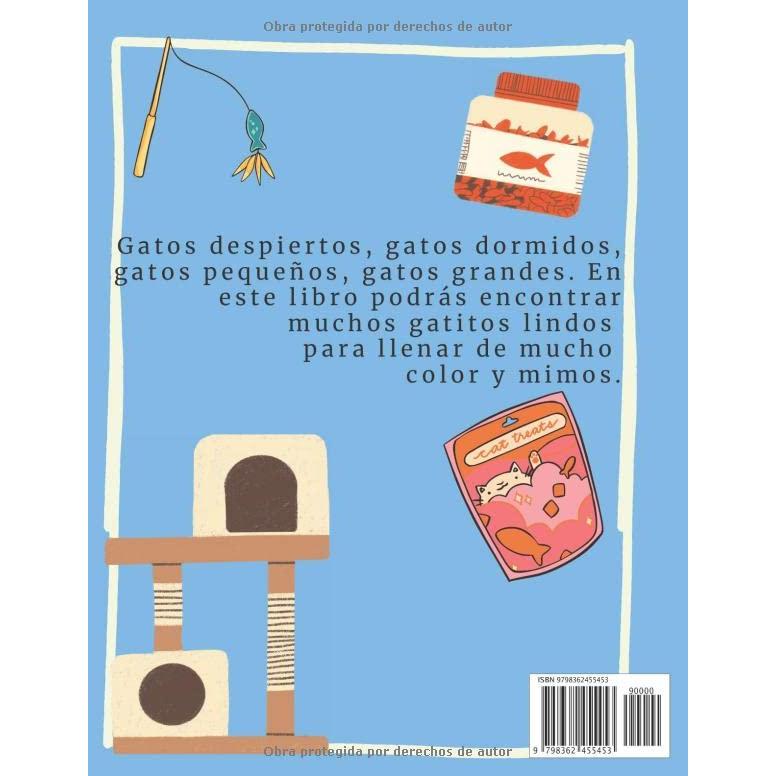 Gatitos para colorear - Libro de colorear para niños: Más de 100 páginas de diversión para niños de todas las edades con los gatitos más lindos (Spanish Edition)