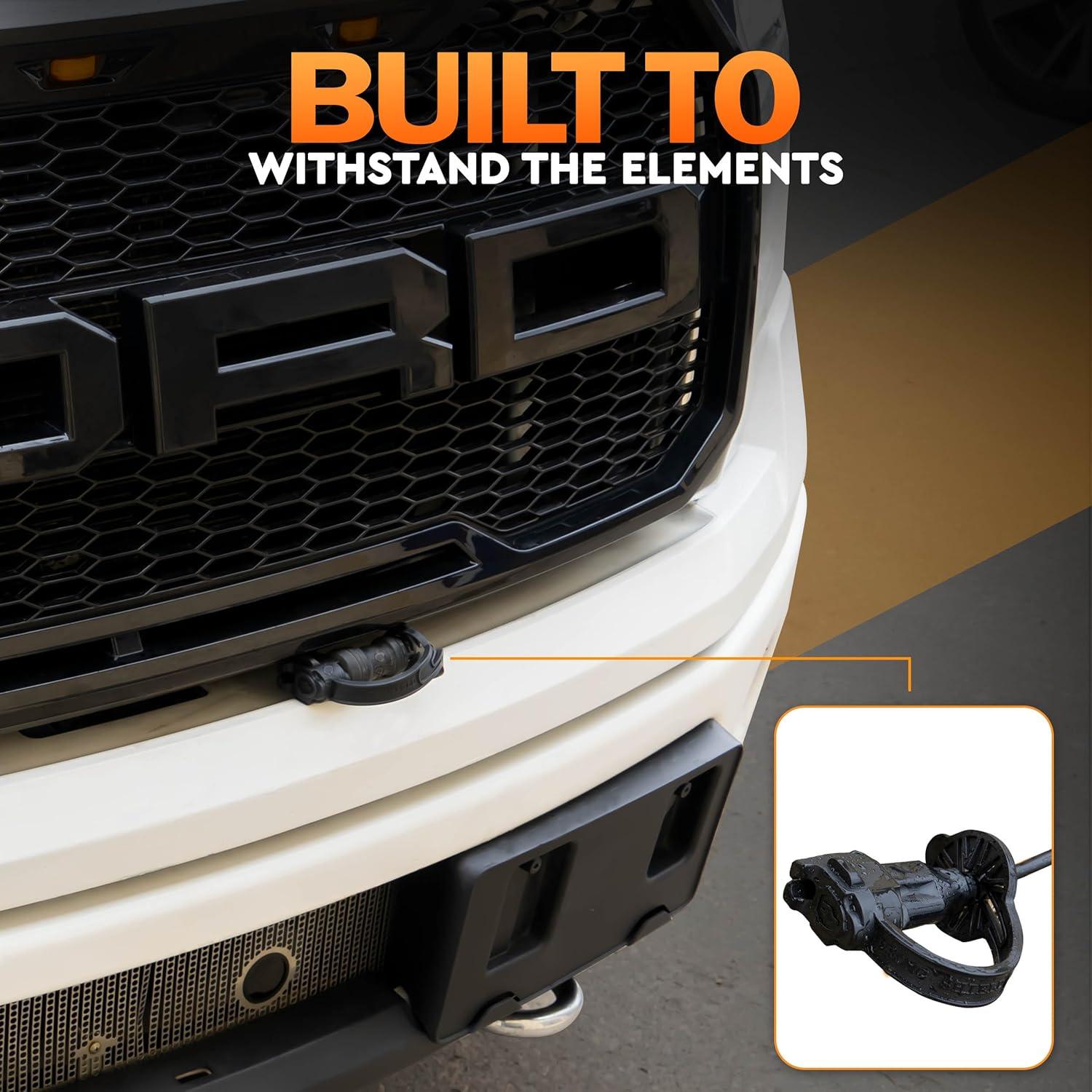 Cubierta Protectora de Enchufe Exterior Prong Shield Amarillo - 2 Unidades