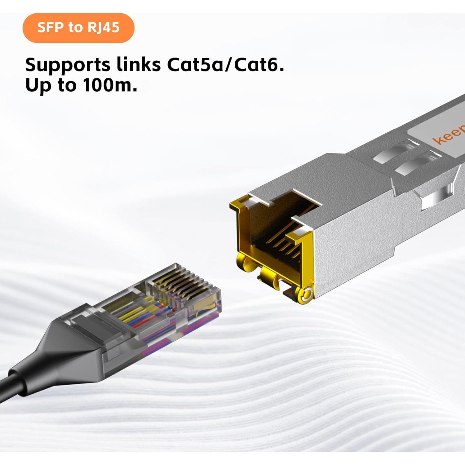 Transceptor SFP 1000BASE-T keepLiNK RJ45 1.25G Plug and Play