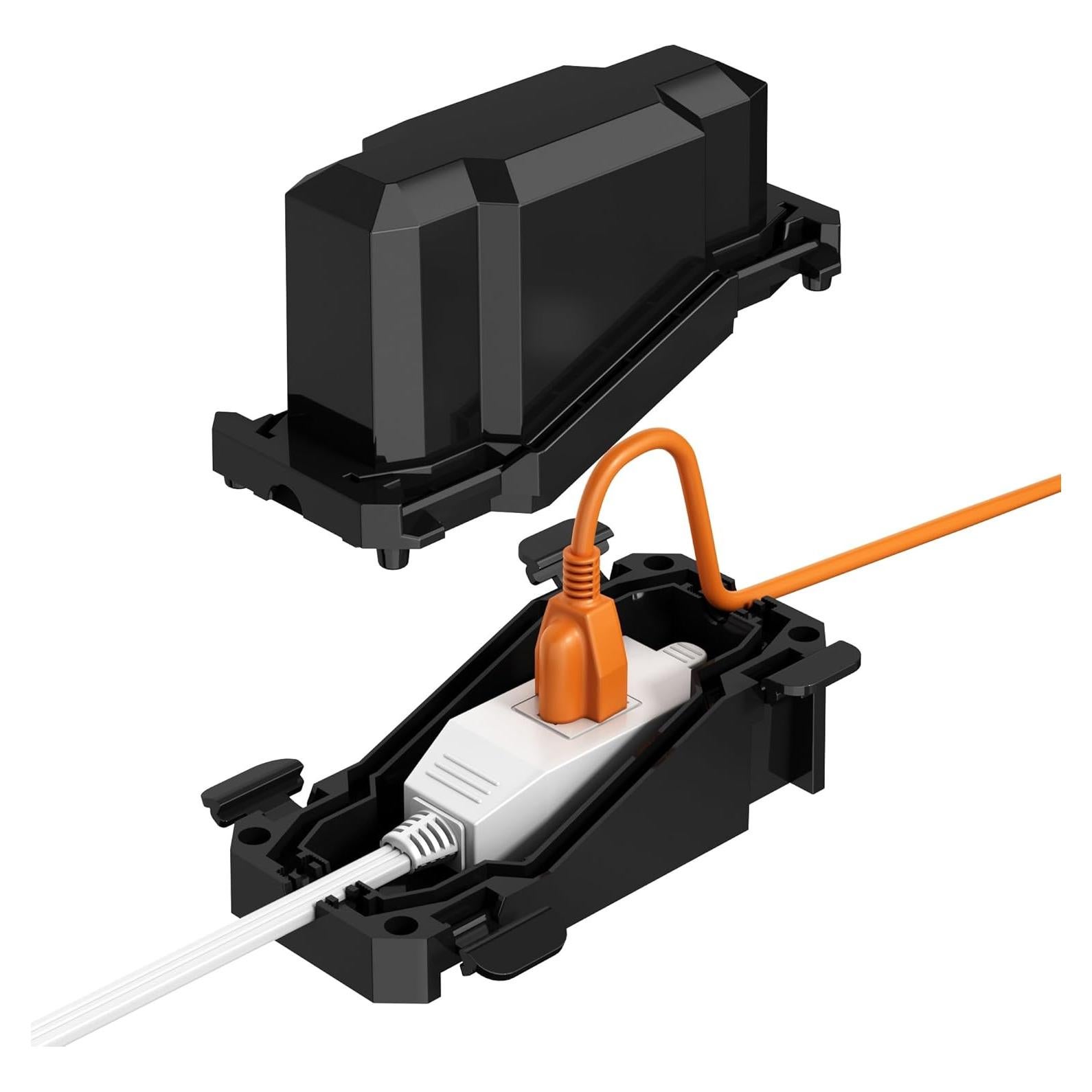 Caja de Conexión Eléctrica Exterior IP66 CFMASTER Negra