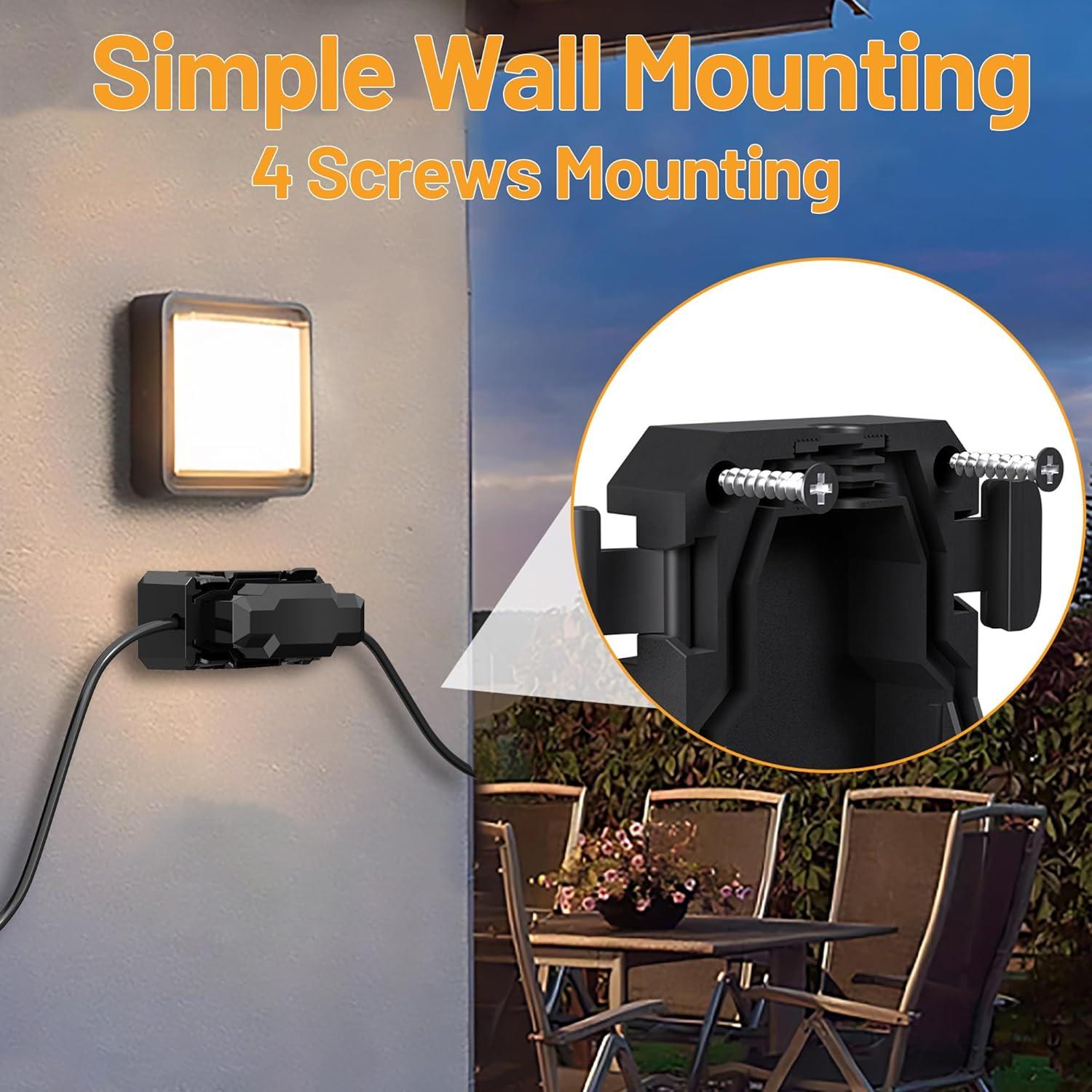 Caja de Conexión Eléctrica Exterior IP66 CFMASTER Negra