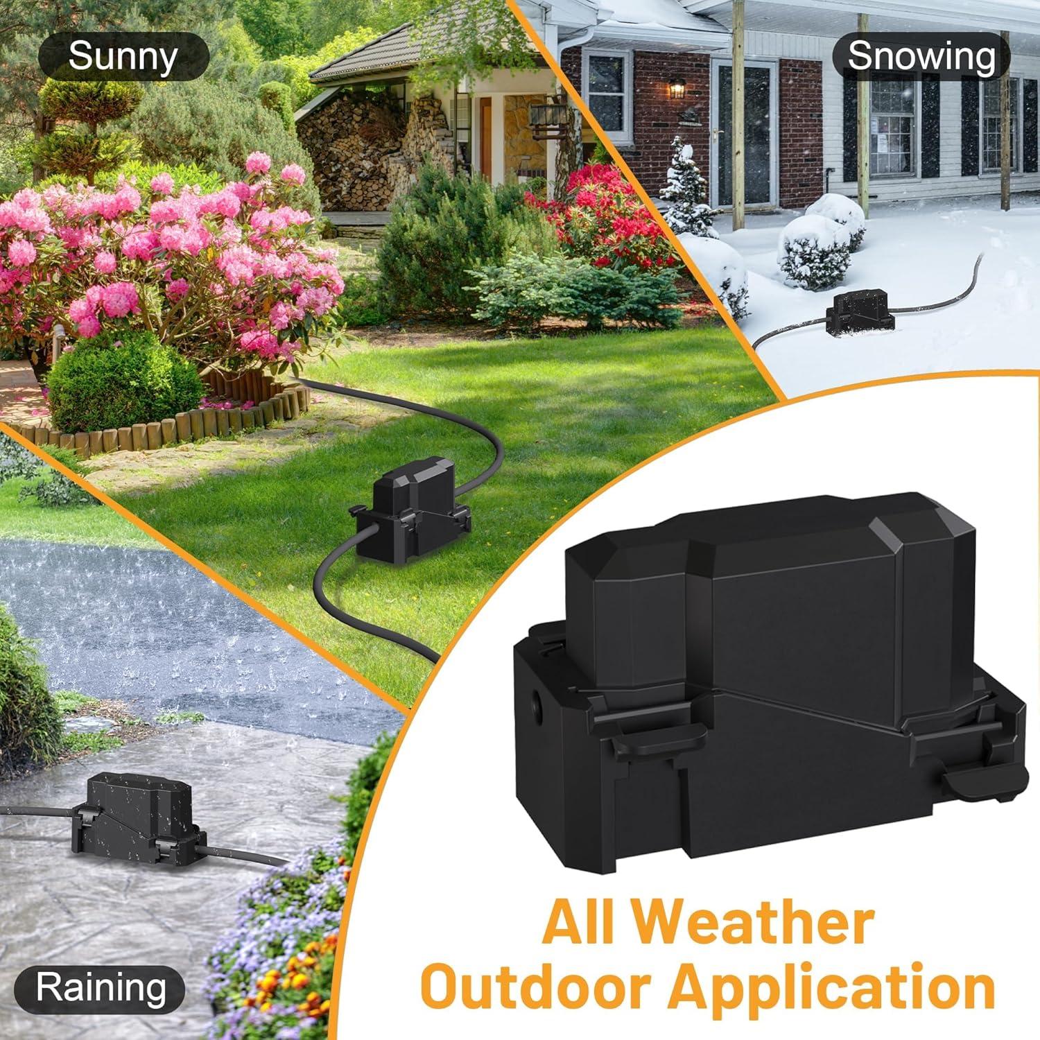 Caja de Conexión Eléctrica Exterior IP66 CFMASTER Negra