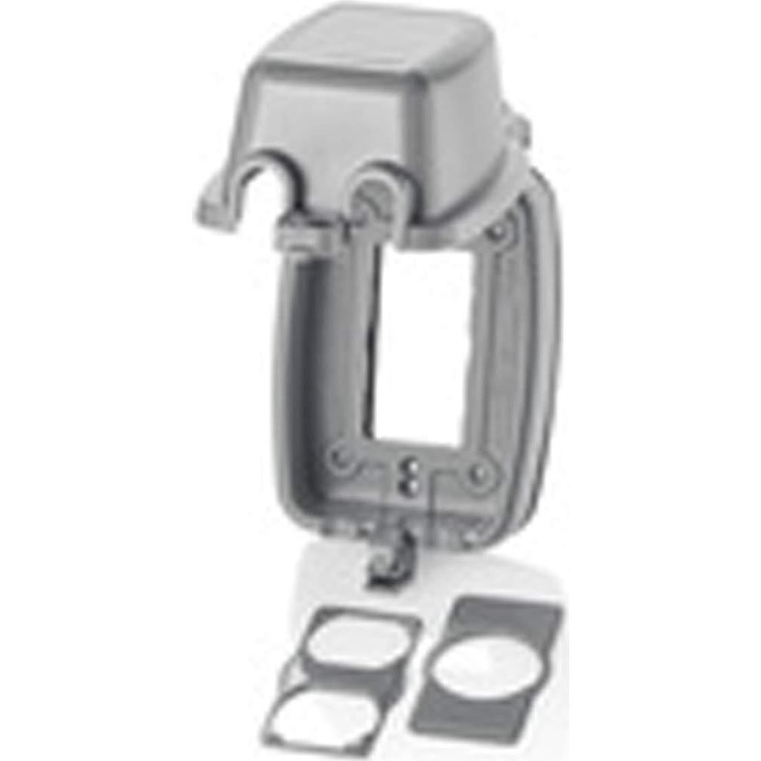 Caja de Salida a Prueba de Climas Leviton 5980-UGY Gris 1-Gang