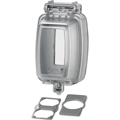 Caja de Salida a Prueba de Climas Leviton 5980-UGY Gris 1-Gang