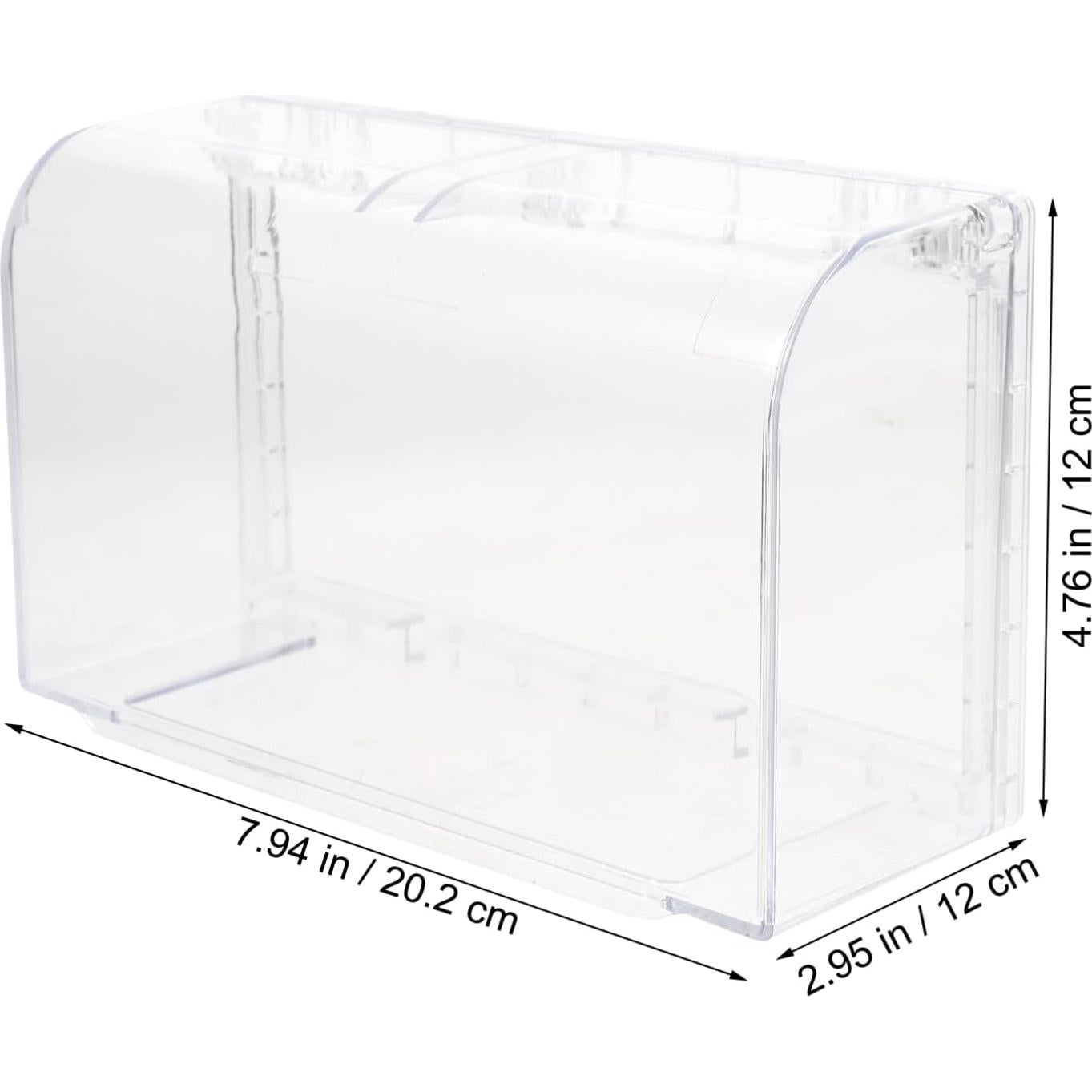 Cubierta de Enchufe Eléctrico Angoily 20.3x12.1 cm Transparente
