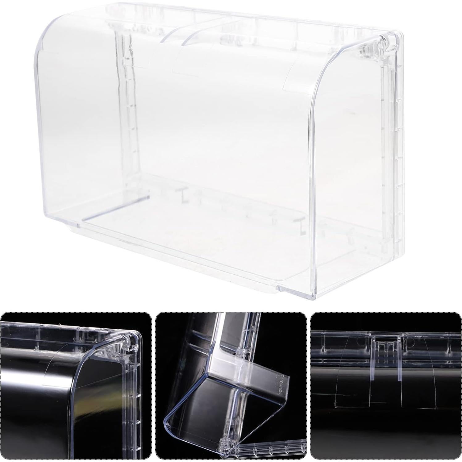 Cubierta de Enchufe Eléctrico Angoily 20.3x12.1 cm Transparente