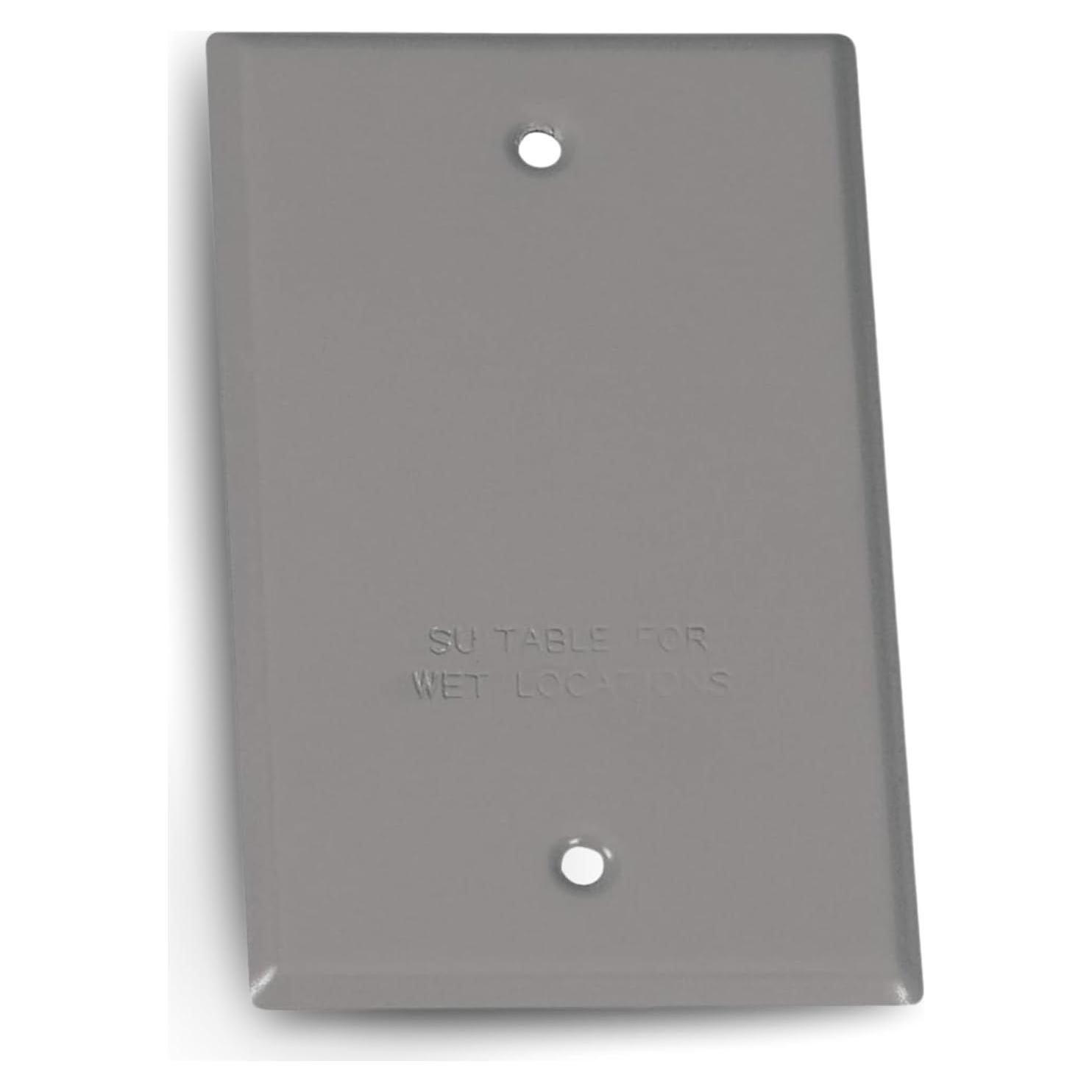 Placa Cubierta Impermeable Sigma 14240 Gris 1-Gang