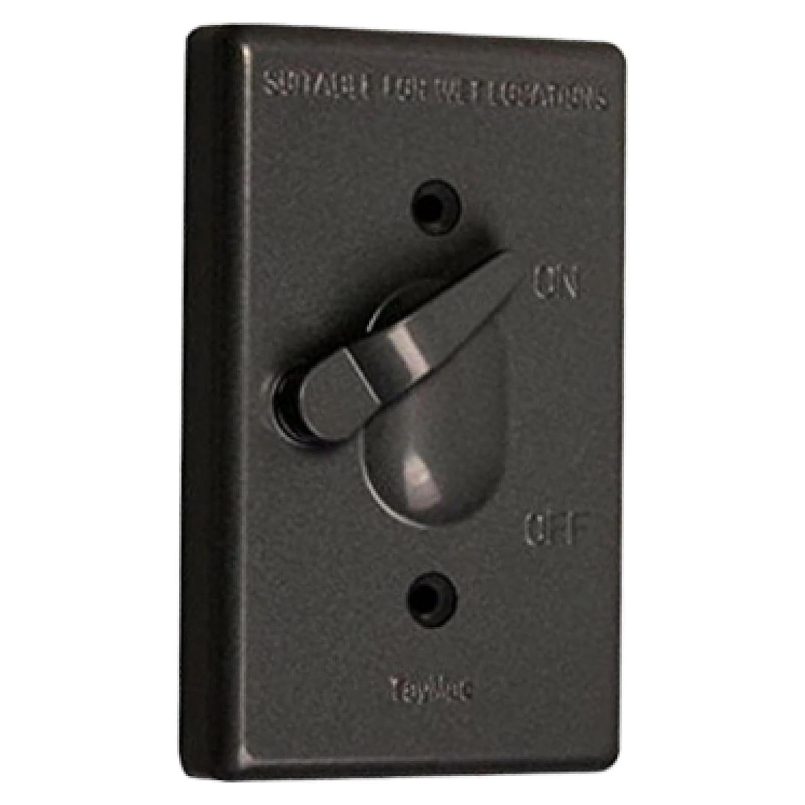 Cubierta a Prueba de Climas TayMac TC100Z 1-Gang Bronce